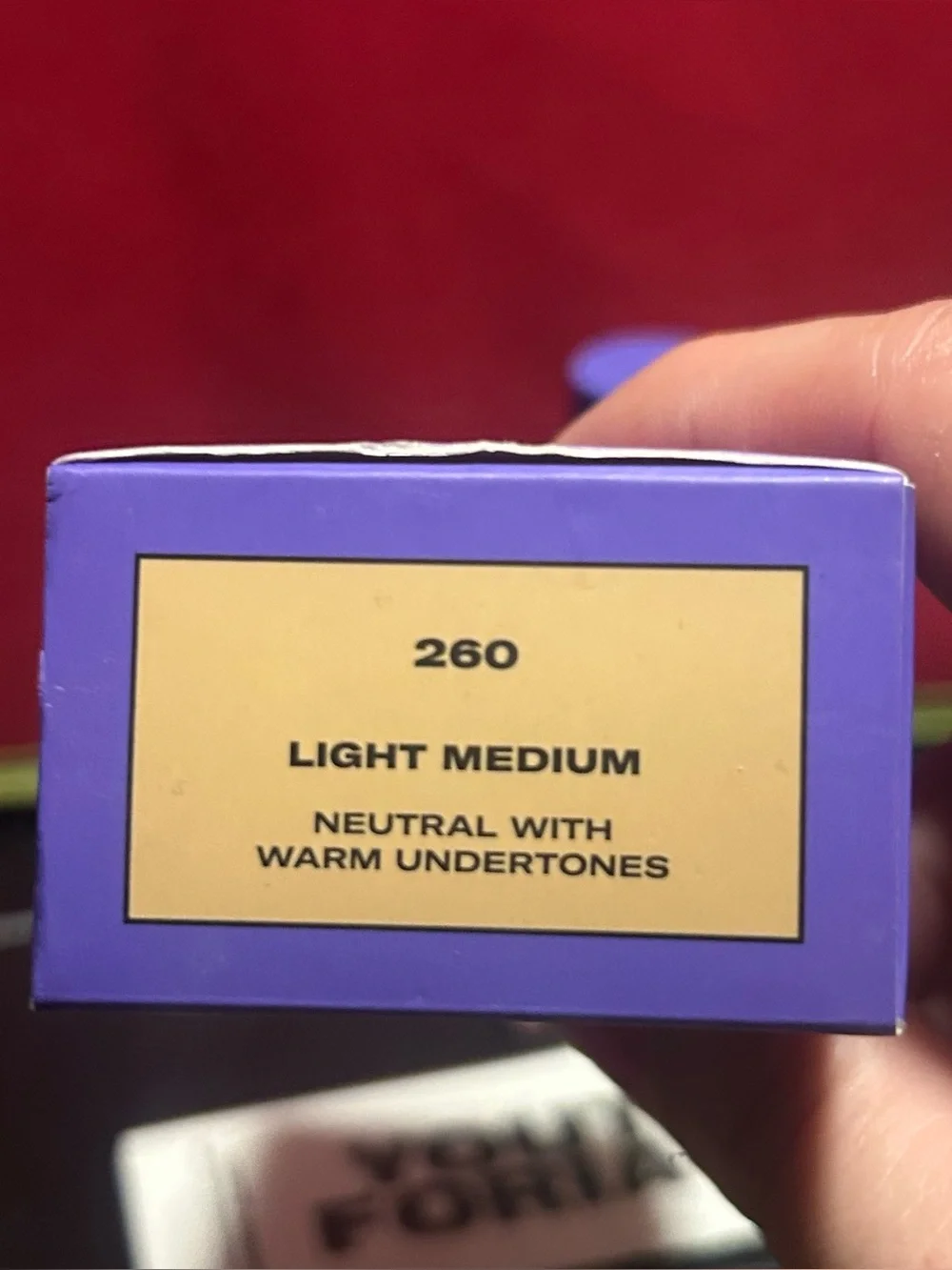 YOUTHFORIA Skin Tint Serum Foundation #260 Light Medium Neutral Warm Undertones